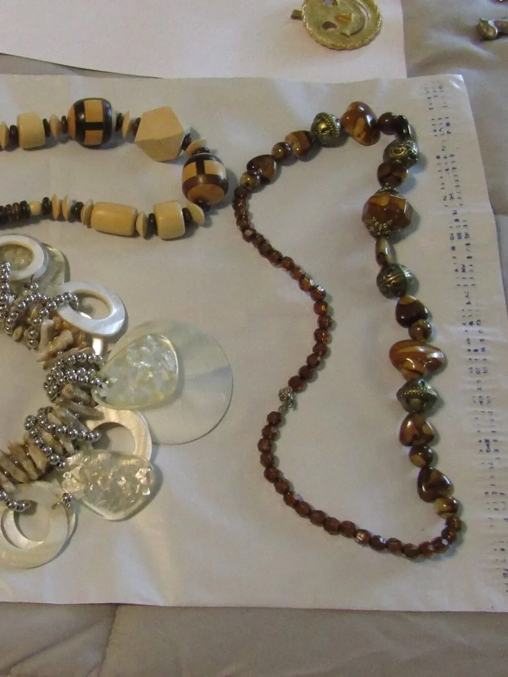 Chunkiest CHUNK STATEMENT NECKLACES, Lot of 6